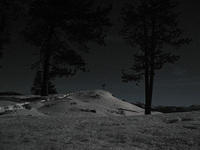 Crocker Point in the moonlight