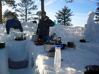 287 Kitchen Table & Snow Walls.JPG